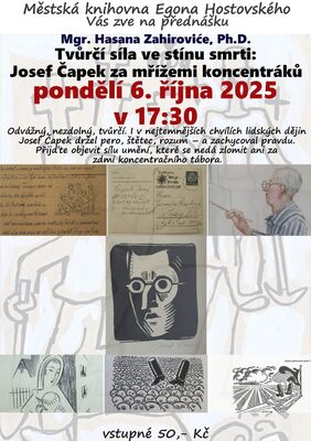 „Tvůrčí síla ve stínu smrti: Josef Čapek za mřížemi koncentráků“